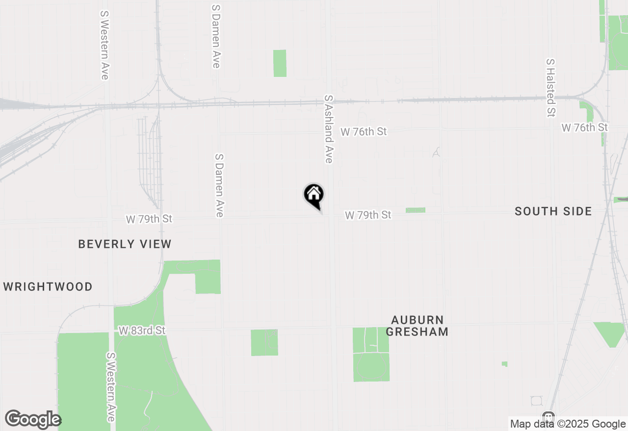 Map of 1642 W 79th Street, Chicago, IL 60620