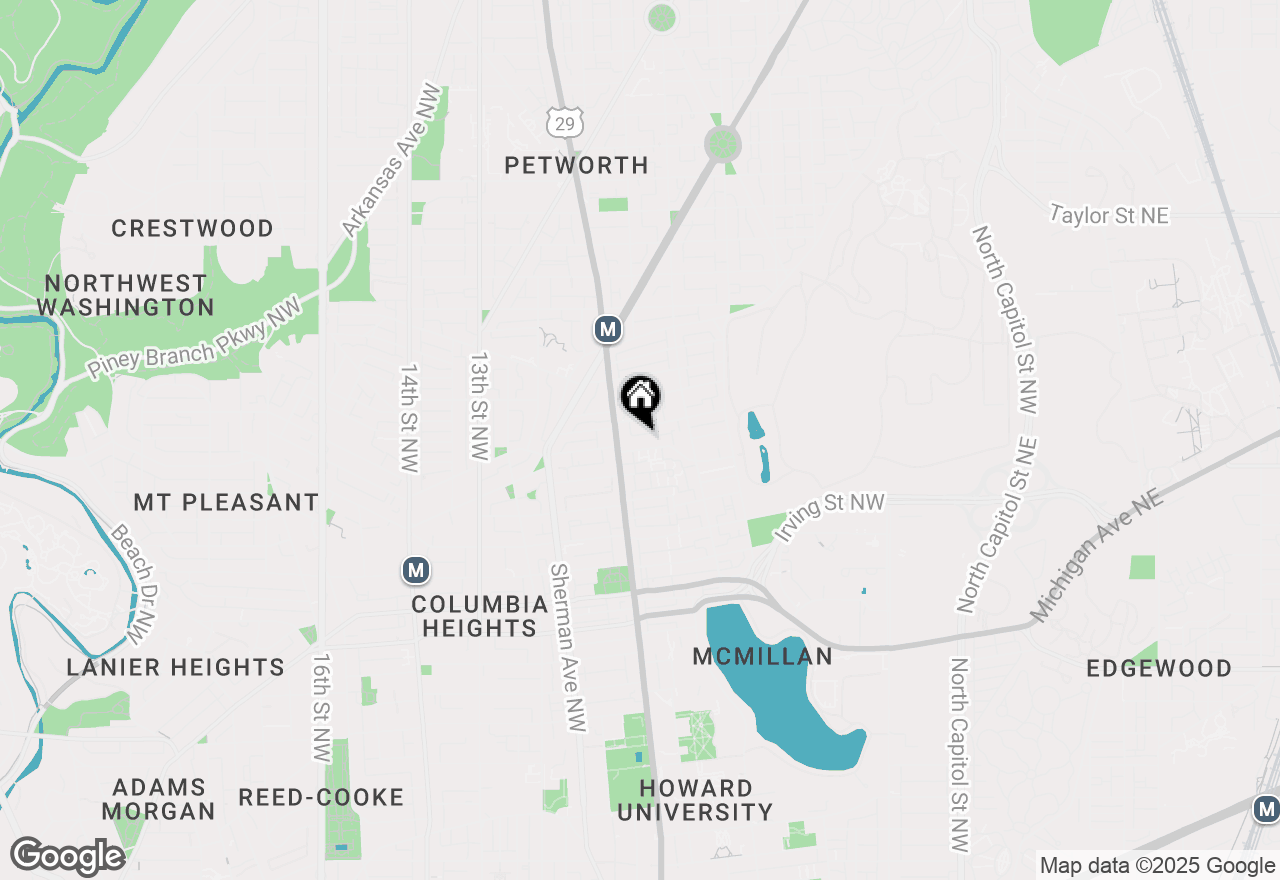 Map of 625 Park Road Nw #C 7, Washington, DC 20010