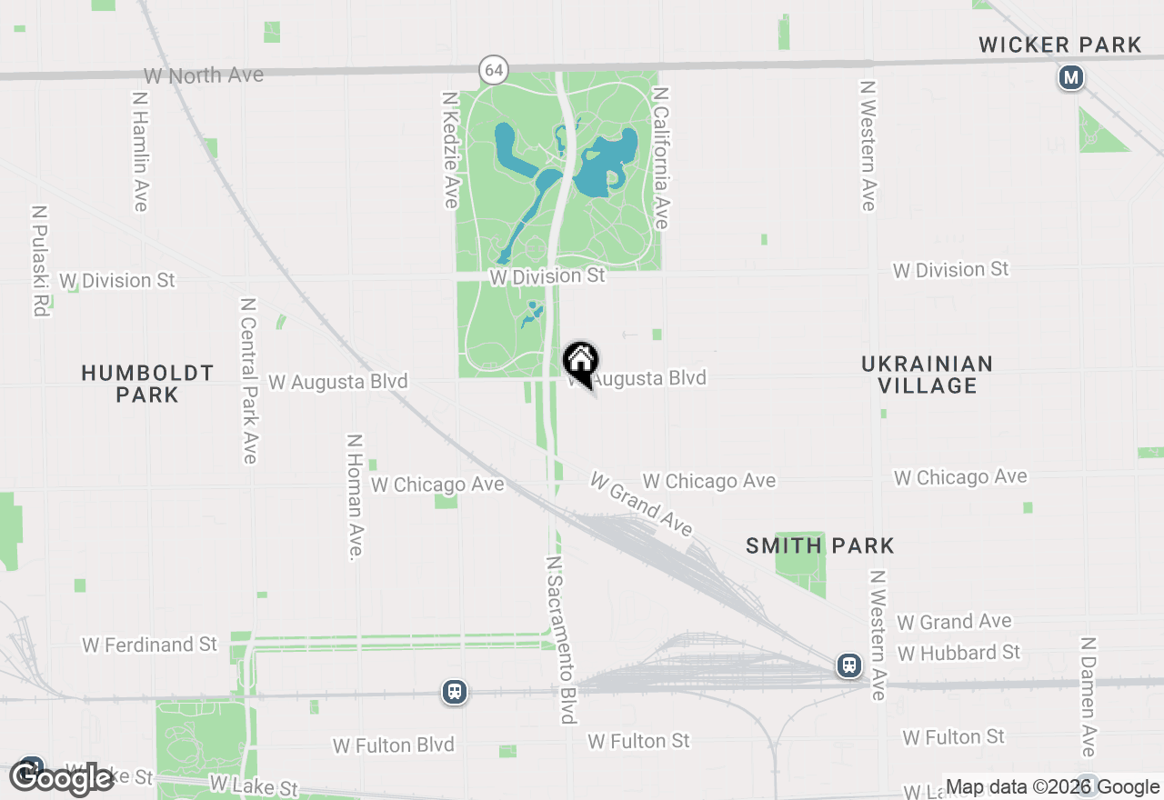 Map of 912 N Richmond Street #2F, Chicago, IL 60622