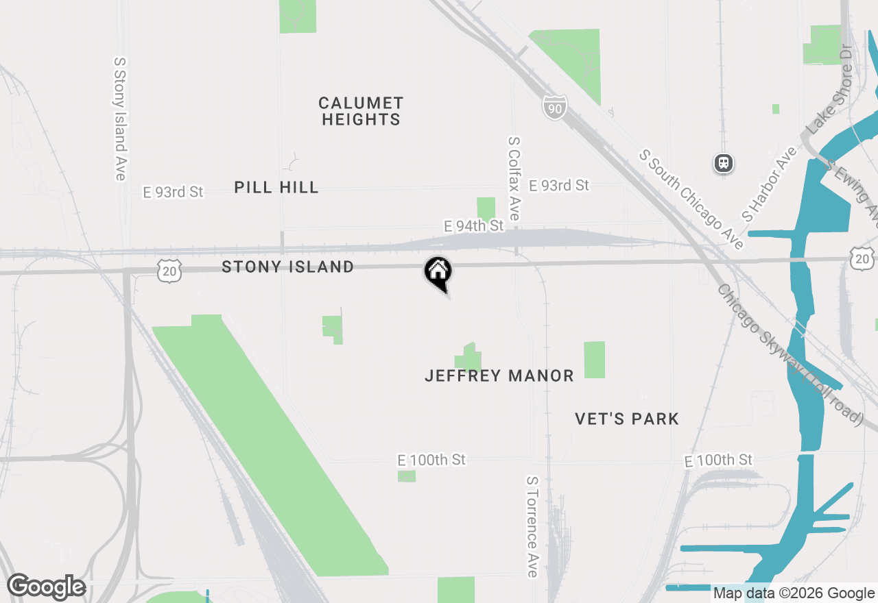 Map of 9611 S Oglesby Avenue, Chicago, IL 60617