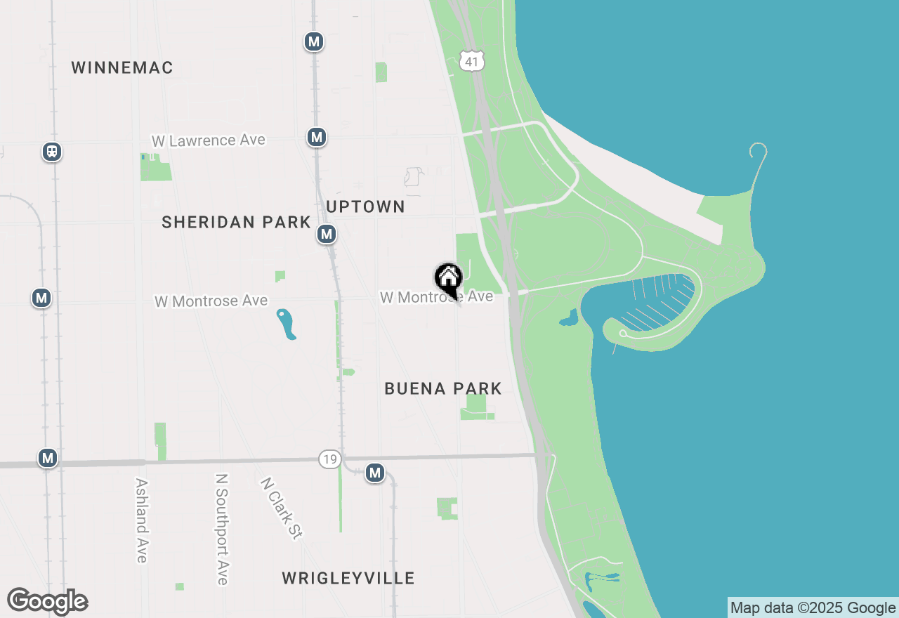 Map of 4334 N Clarendon Avenue #310, Chicago, IL 60613