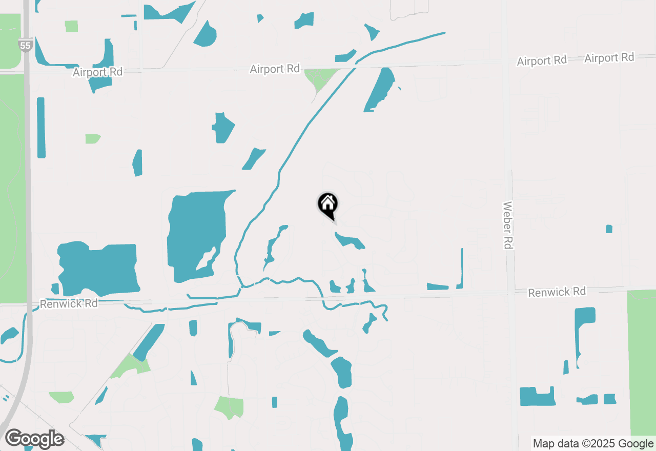 Map of 669 Bridgeman Lane, Romeoville, IL 60446