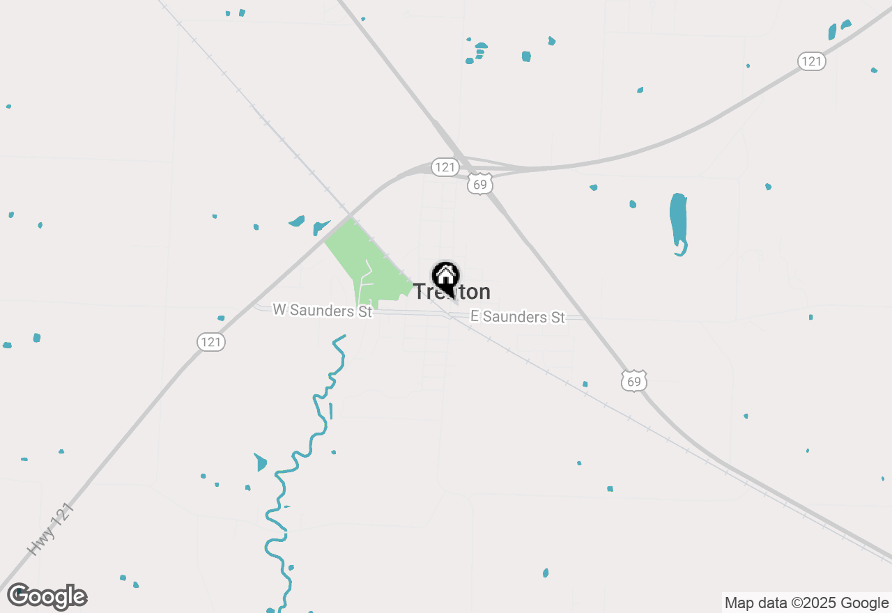 Map of 106 N Pearl Street, Trenton, TX 75490