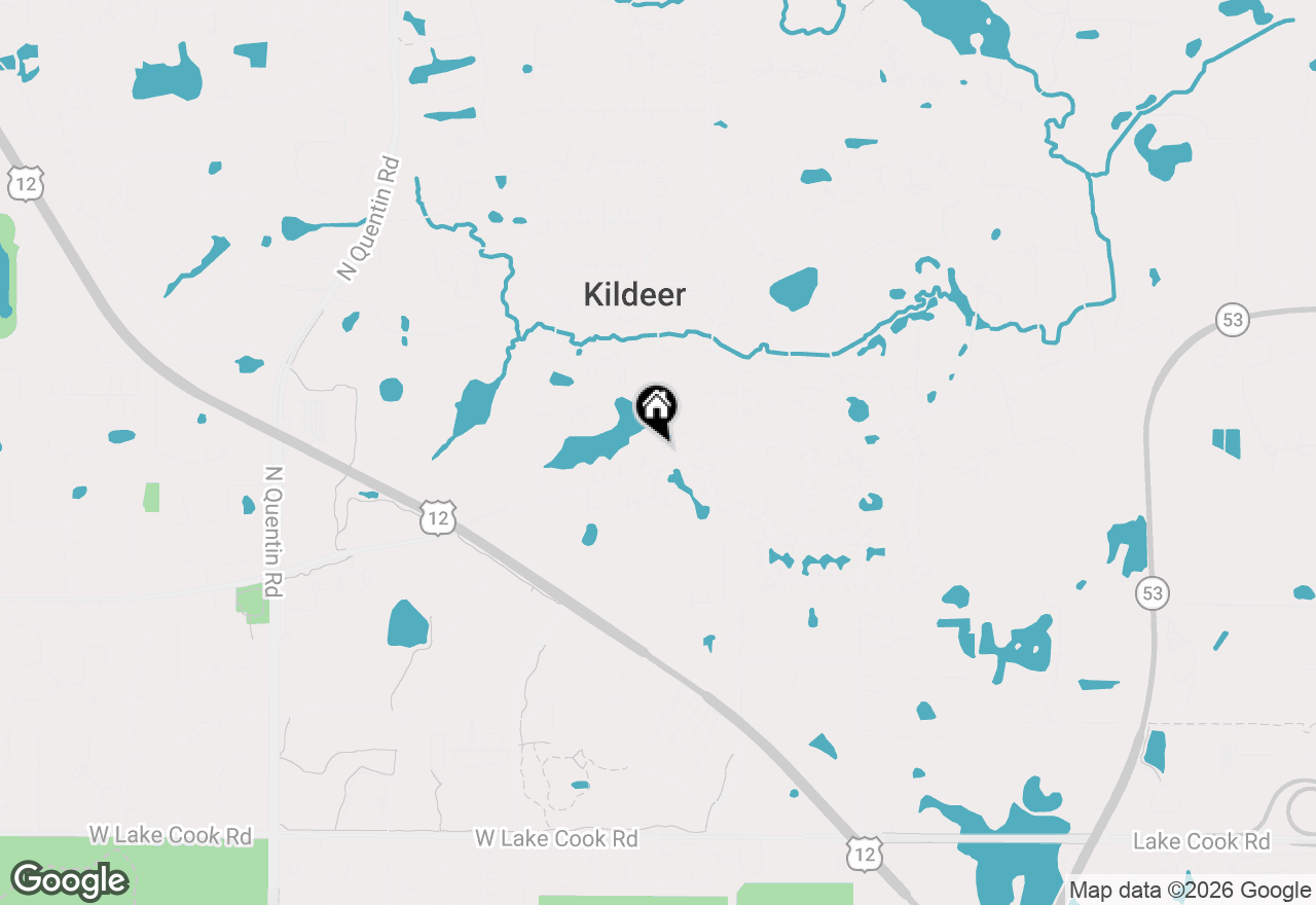Map of 20842 N Heather Court #B, Kildeer, IL 60047