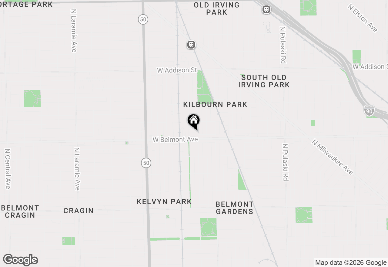 Map of 3214 N Kilbourn Avenue #3, Chicago, IL 60641