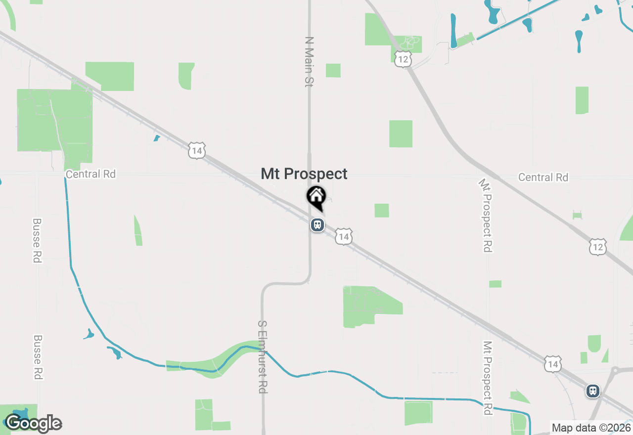 Map of 40 E Northwest Highway #208, Mount Prospect, IL 60056