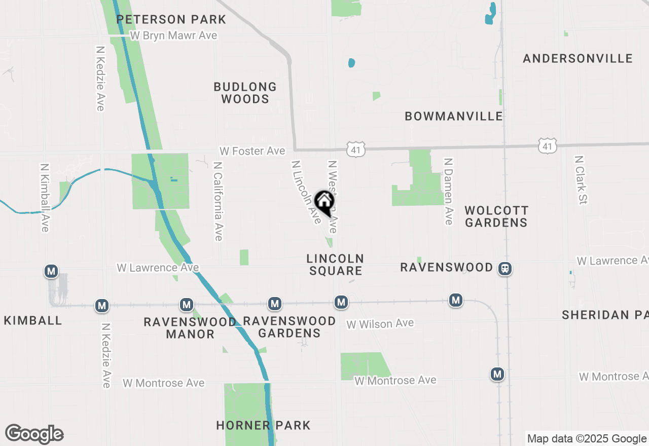 Map of 4915 N Lincoln Avenue #3, Chicago, IL 60625