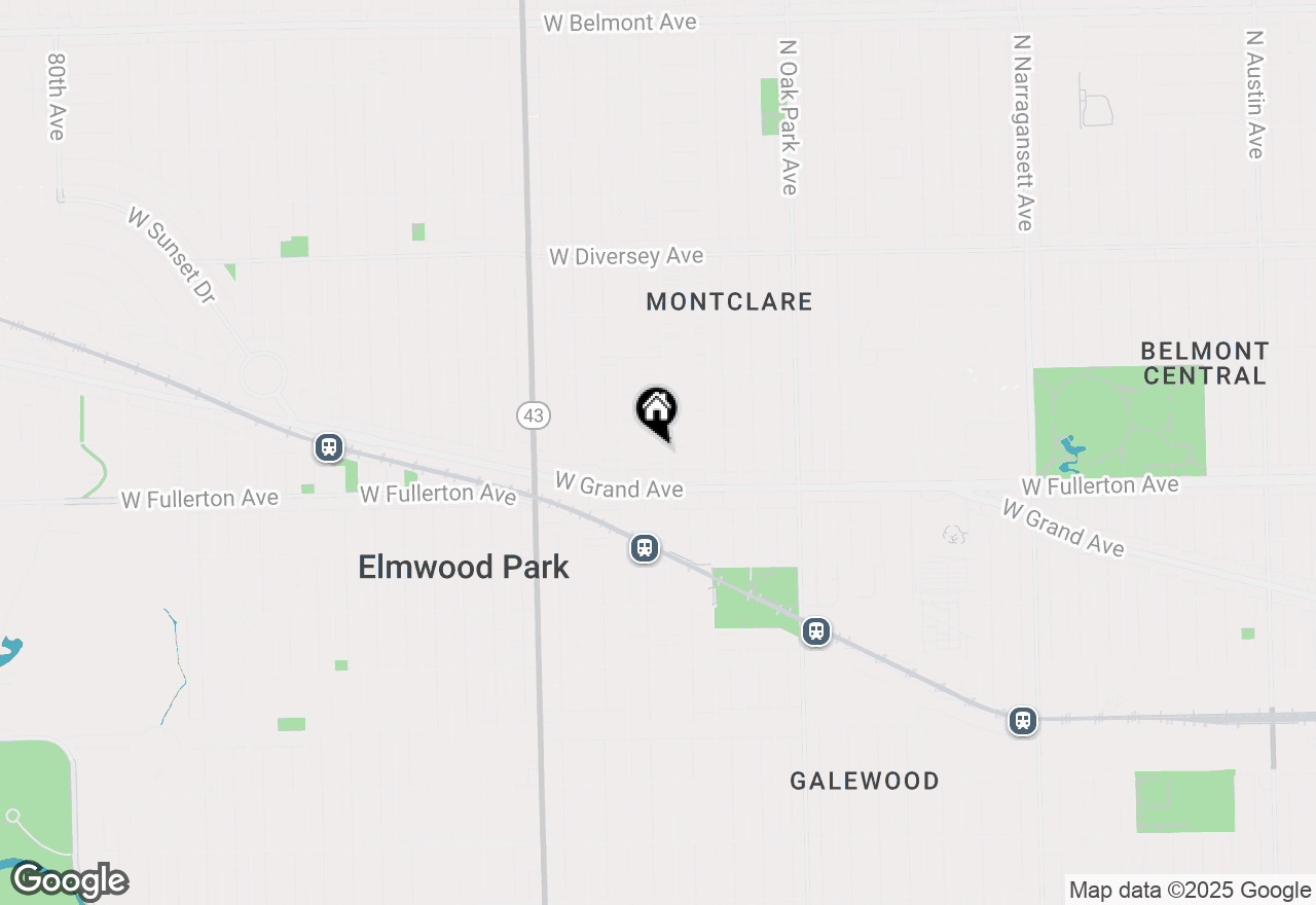 Map of 2434 N Sayre Avenue, Chicago, IL 60707