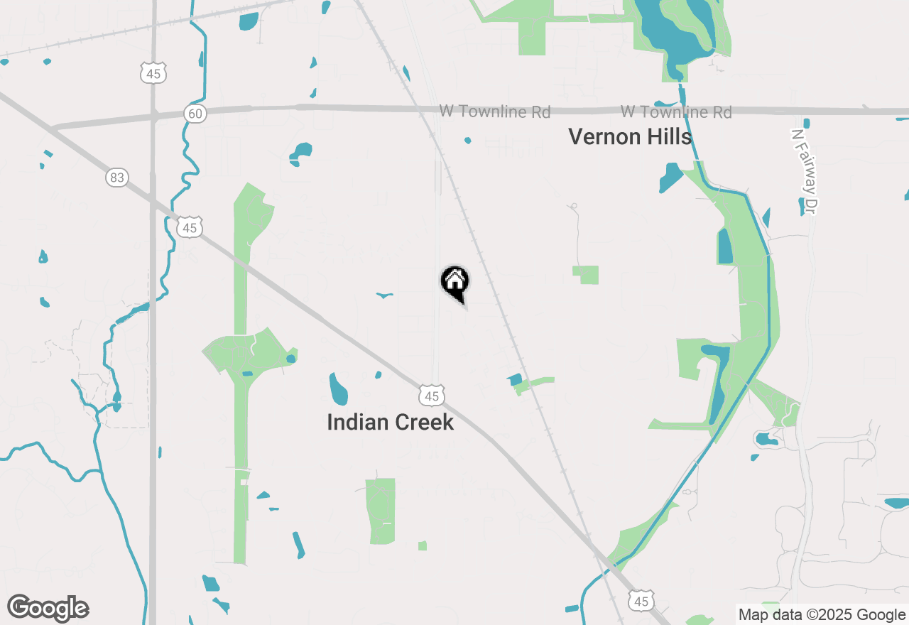Map of 223 Sunset Court #223, Vernon Hills, IL 60061