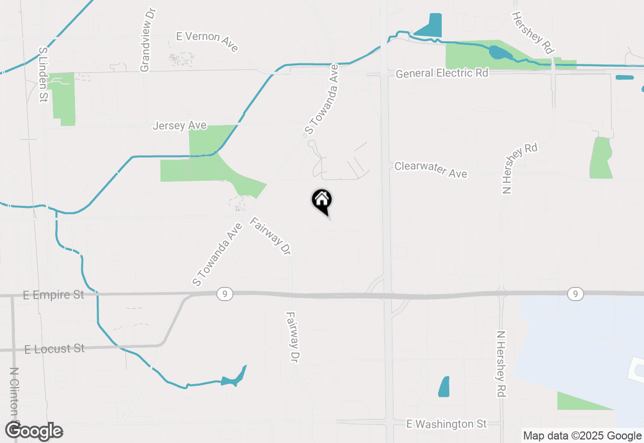 Map of 305 Rowe Drive, Bloomington, IL 61701