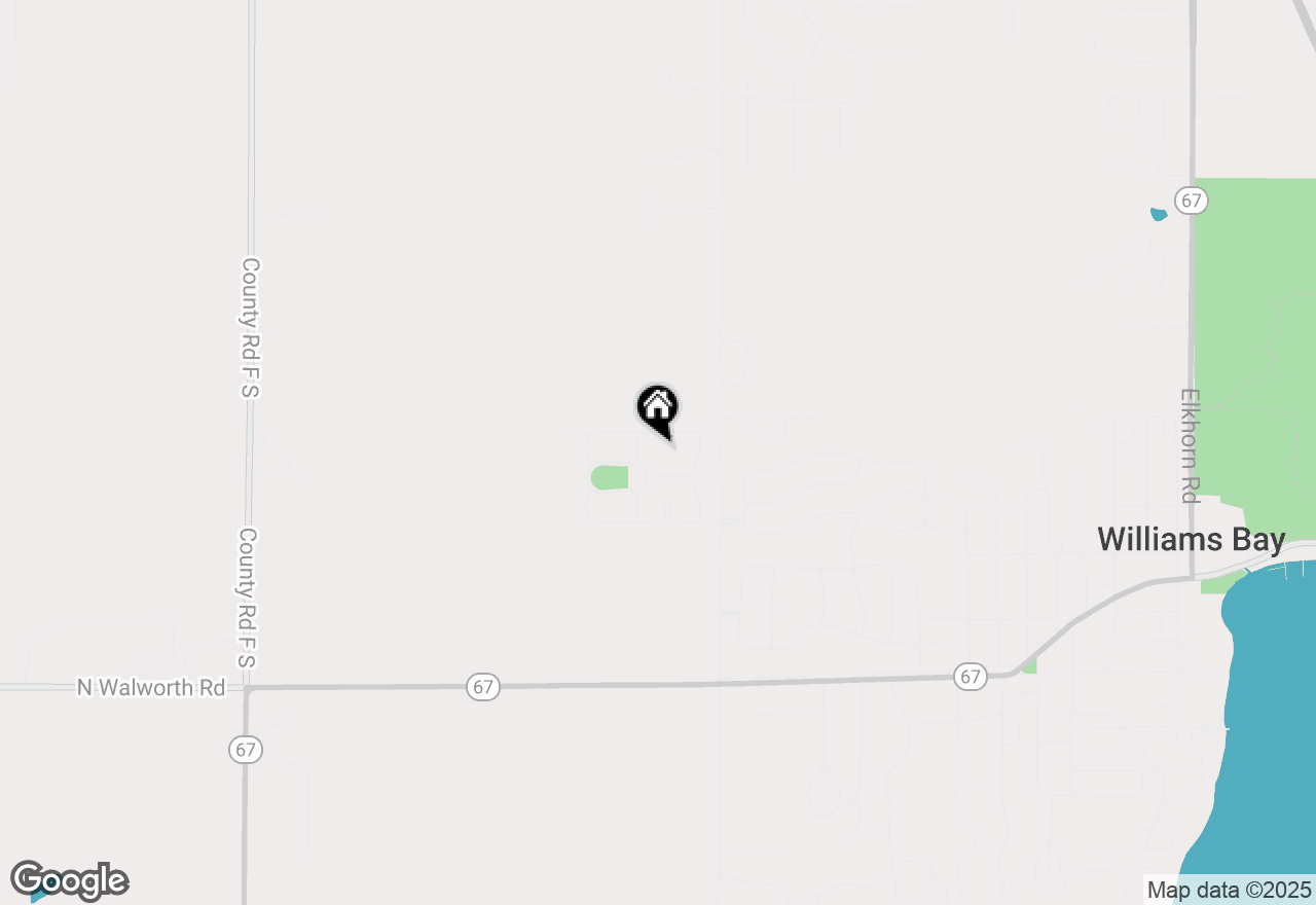 Map of 511 Woodlawn Ct #F, Williams Bay, WI 53191