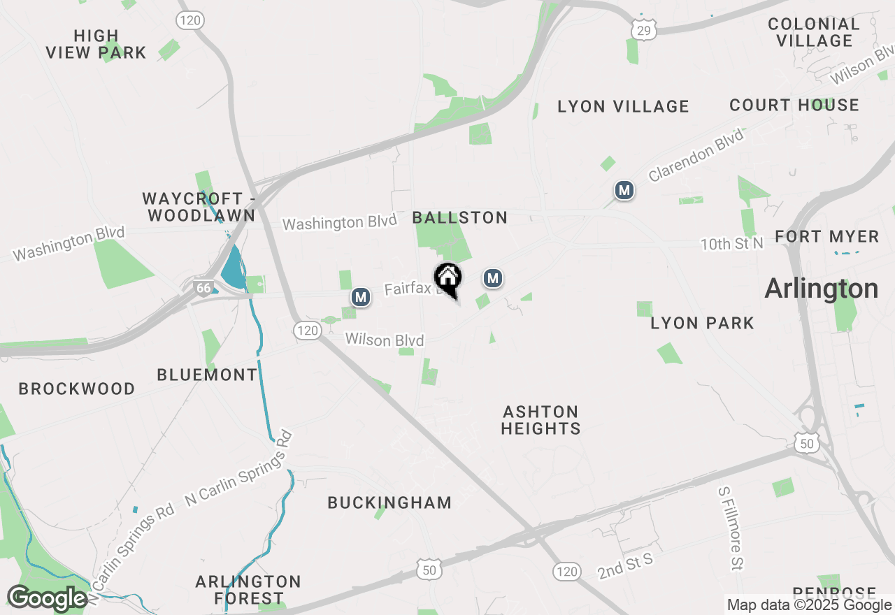 Map of 3835 9th Street N #801E, Arlington, VA 22203