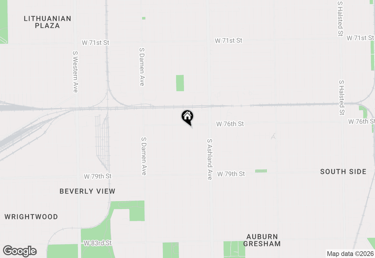 Map of 7613 S Hermitage Avenue, Chicago, IL 60620
