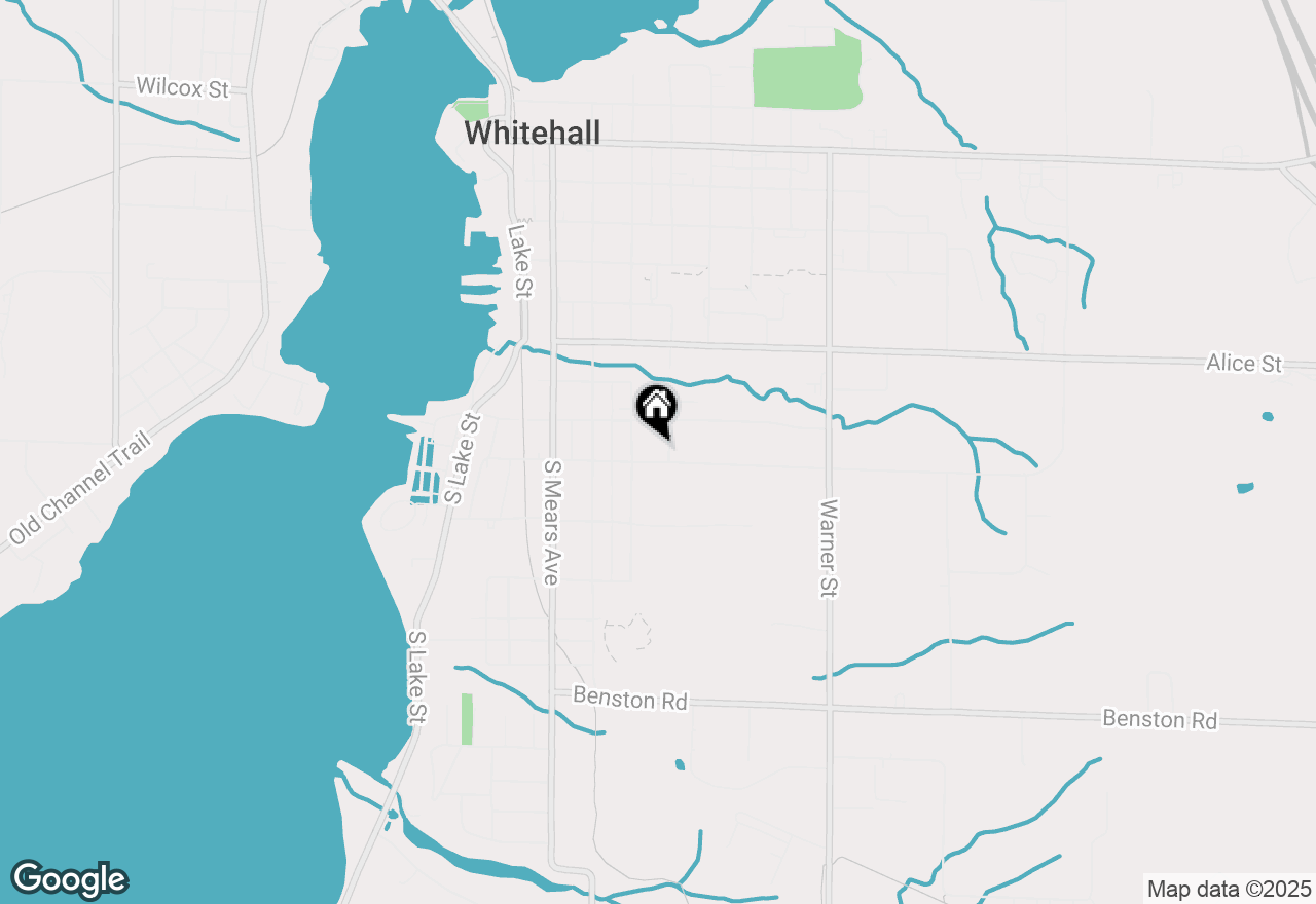 Map of 316 E Lewis Street, Whitehall, MI 49461