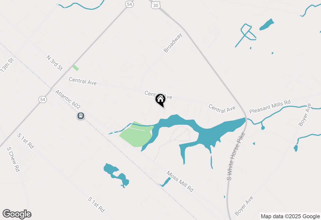 Map of 124 Batchelor Lane, Hammonton, NJ 08037