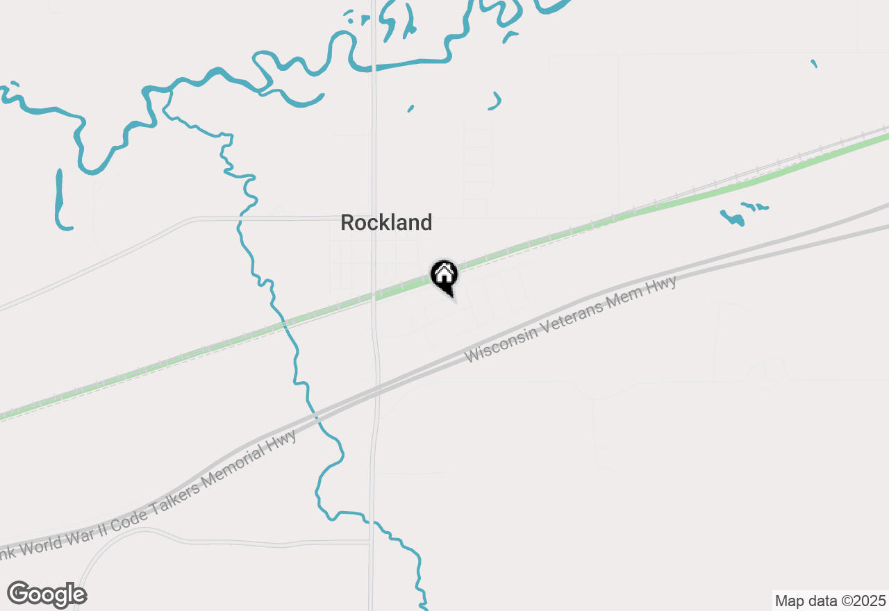 Map of 215 Sarah Cir, Rockland, WI 54653