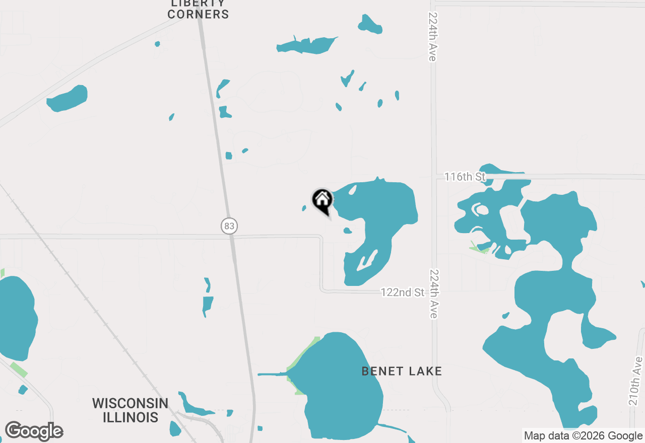 Map of 11788 231st Ct, Trevor, WI 53179