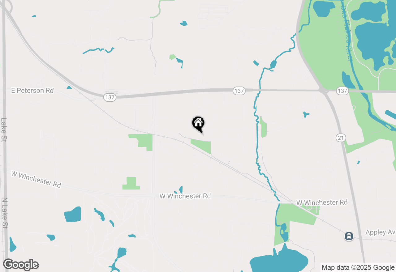 Map of 1300 New Castle Drive, Libertyville, IL 60048