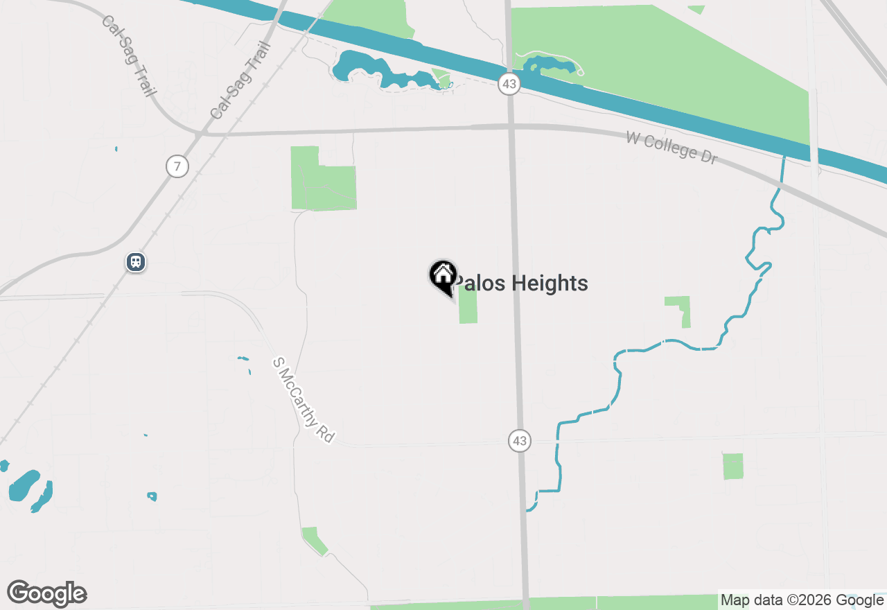 Map of 12323 S 74th Avenue, Palos Heights, IL 60463