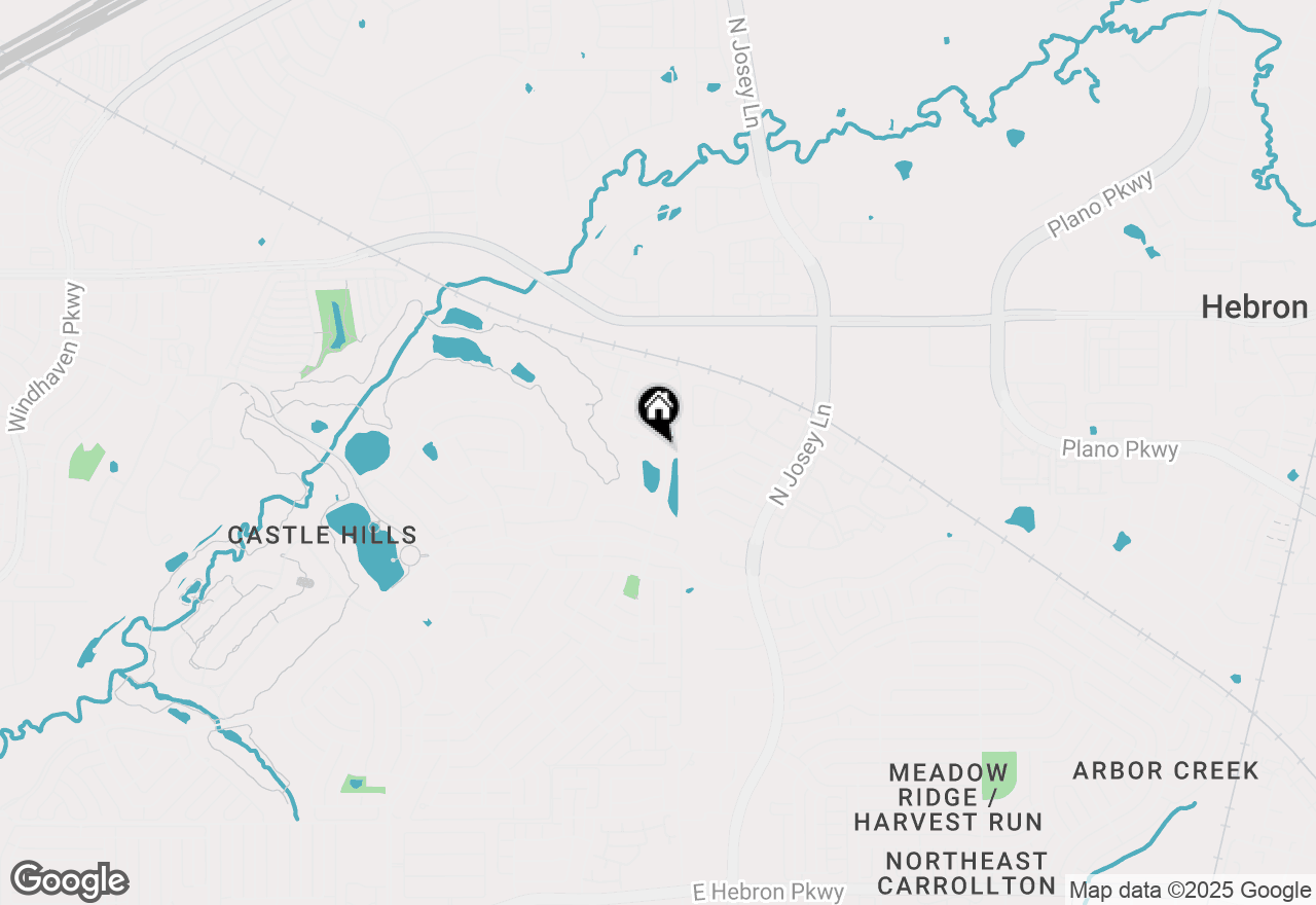 Map of 2911 Merlin Drive, Lewisville, TX 75056