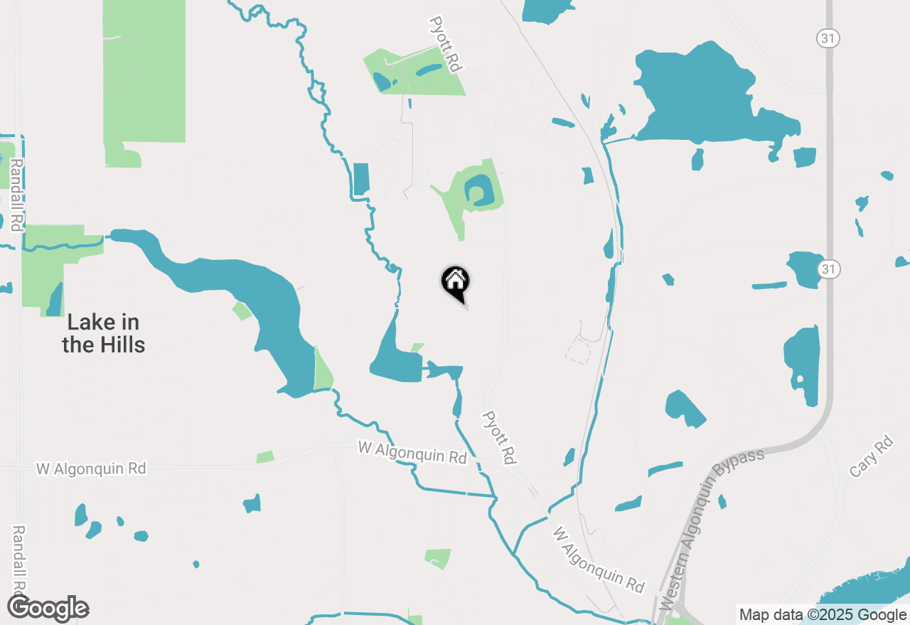 Map of 754 Willow Street, Lake In The Hills, IL 60156