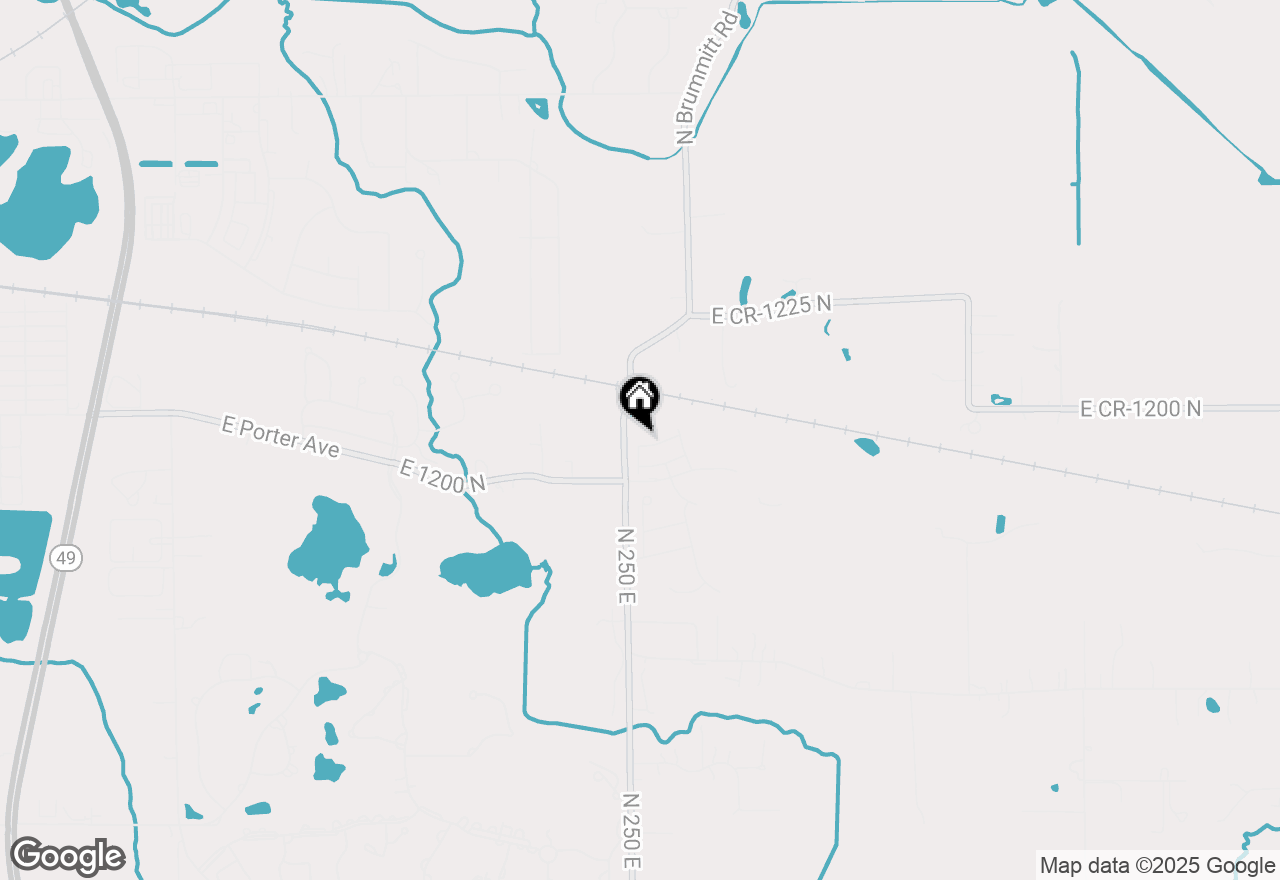 Map of 2020 Northwood Lane, Chesterton, IN 46304