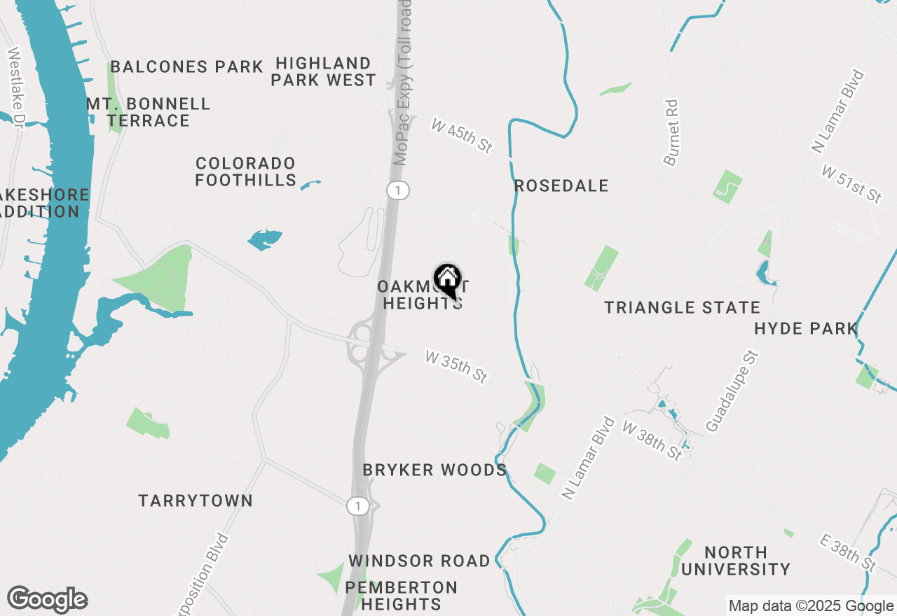 Map of 1815 W 38th St, Austin, TX 78731