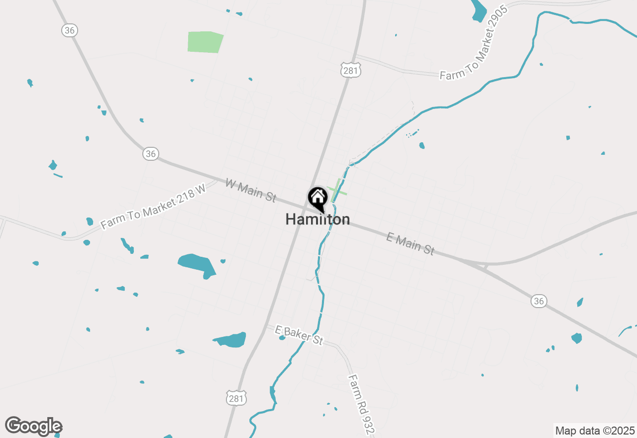 Map of 110 S Bell Street, Hamilton, TX 76531