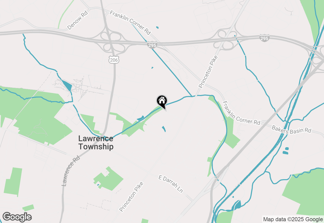 Map of 20 Pine Knoll Drive, Lawrenceville, NJ 08648