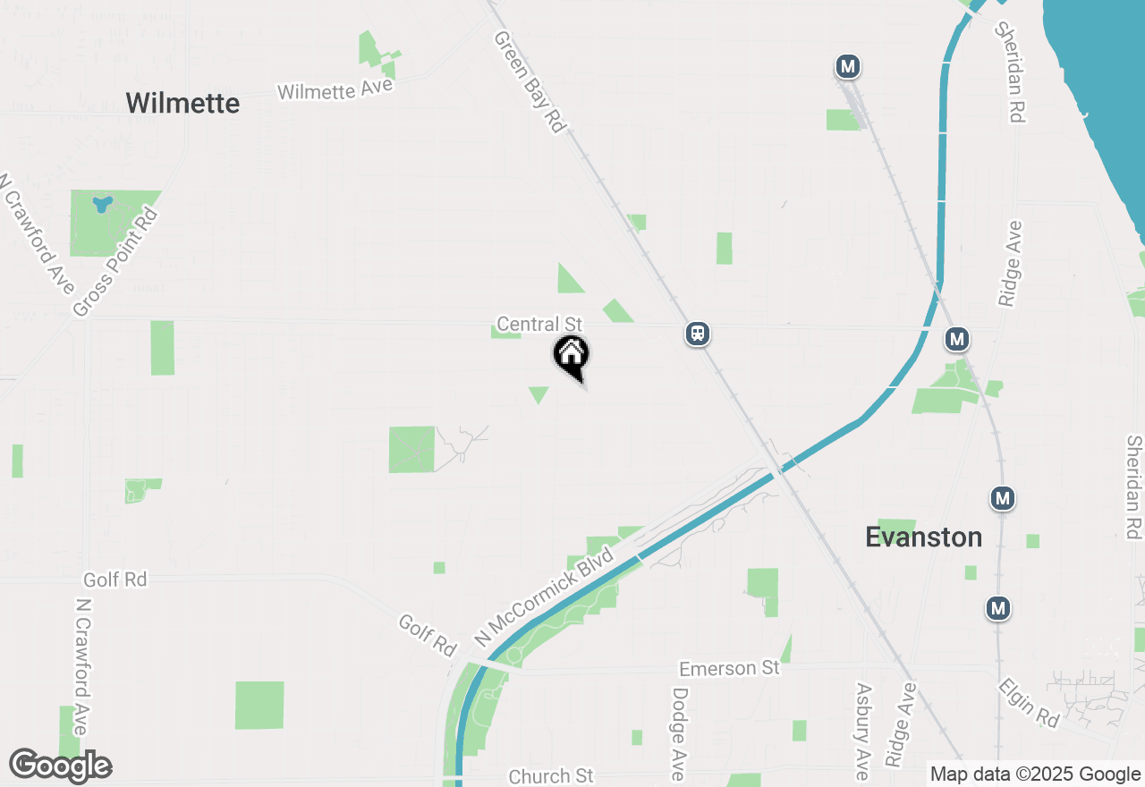 Map of 2212 Lincoln Street, Evanston, IL 60201