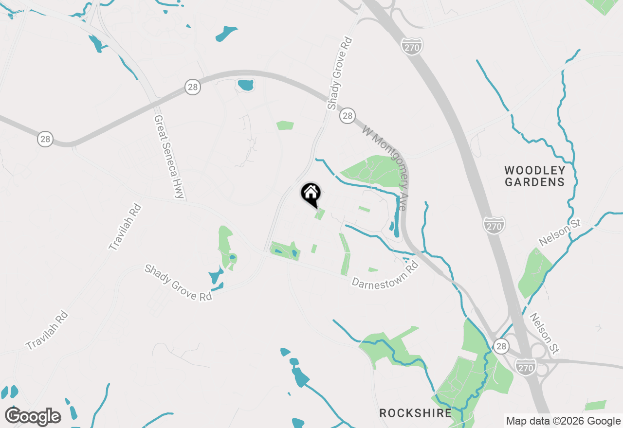 Map of 220 Fallsgrove Boulevard #3, Rockville, MD 20850