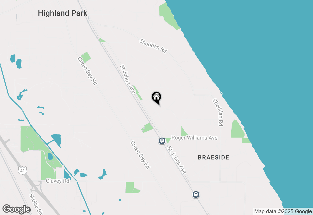 Map of 925 Judson Avenue, Highland Park, IL 60035