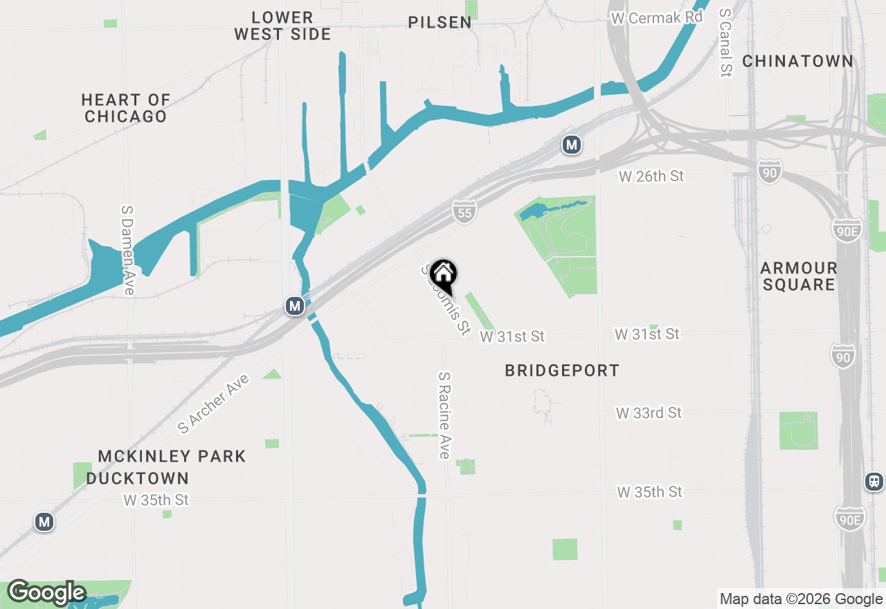 Map of 3004 S Loomis Street, Chicago, IL 60608