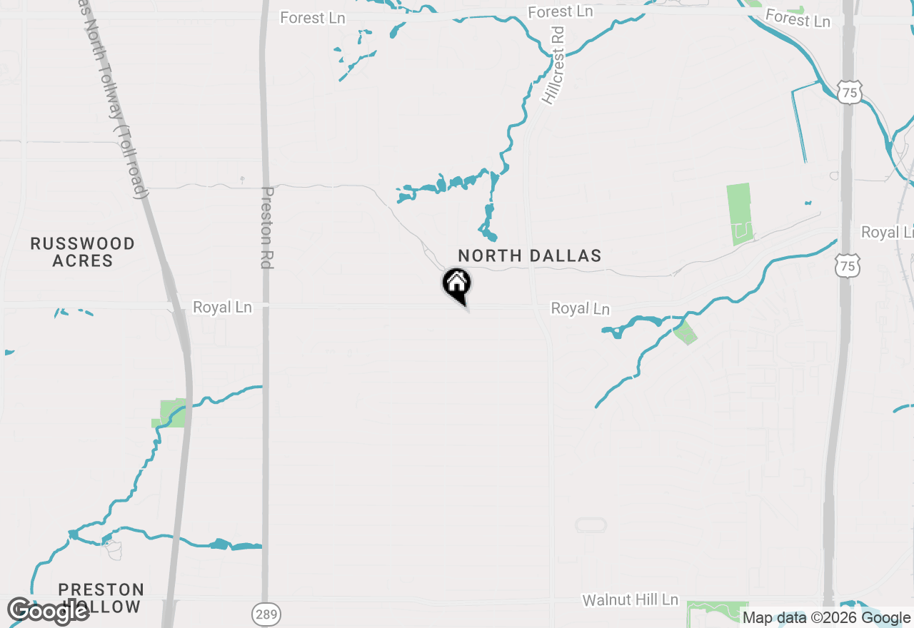 Map of 6514 Royal Lane, Dallas, TX 75230