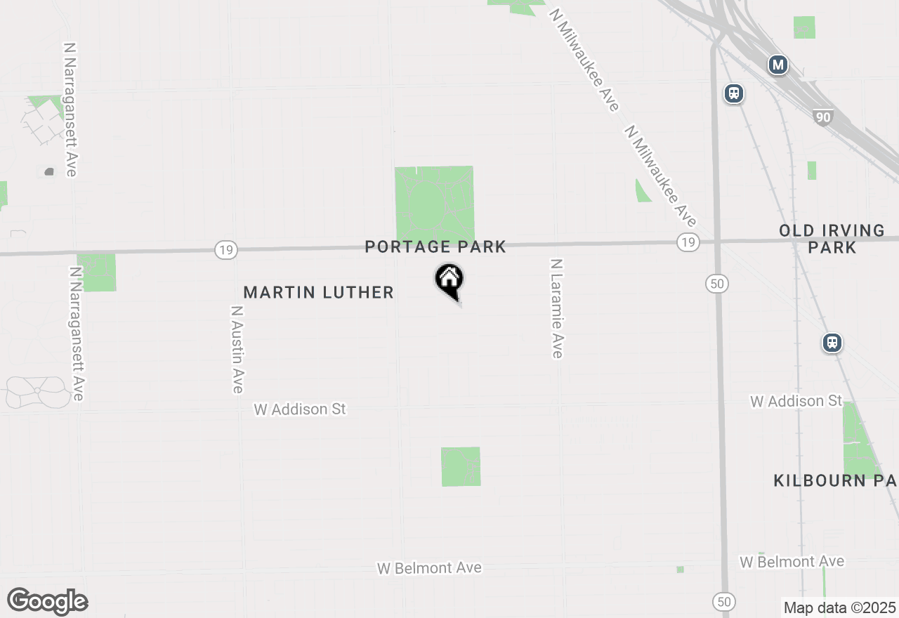 Map of 5441 W Berenice Avenue, Chicago, IL 60641