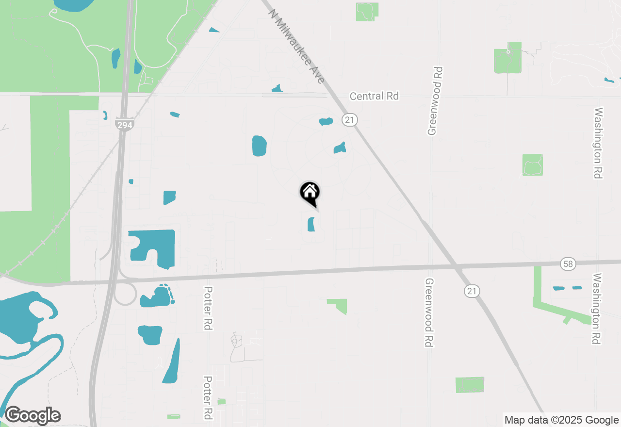 Map of 9056 W Heathwood Circle, Niles, IL 60714