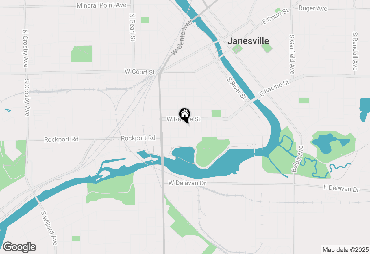 Map of 524 S Academy Street, Janesville, WI 53548