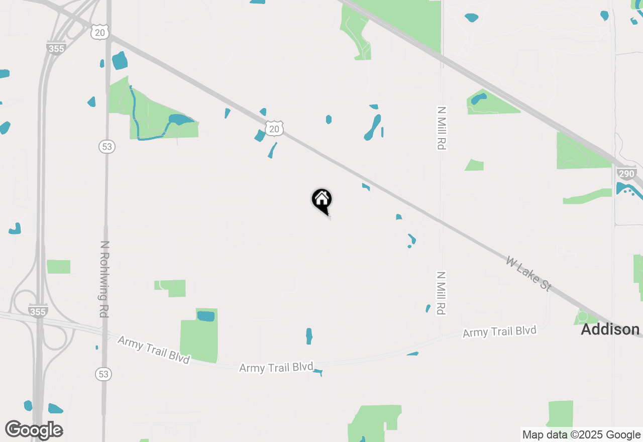 Map of 4N240 7th Avenue, Addison, IL 60101