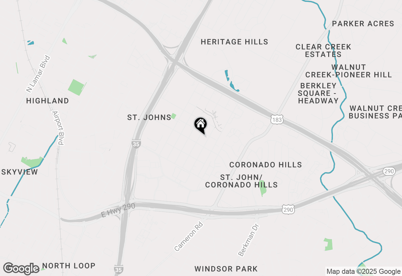 Map of 7211 Providence Ave #B-1, Austin, TX 78752