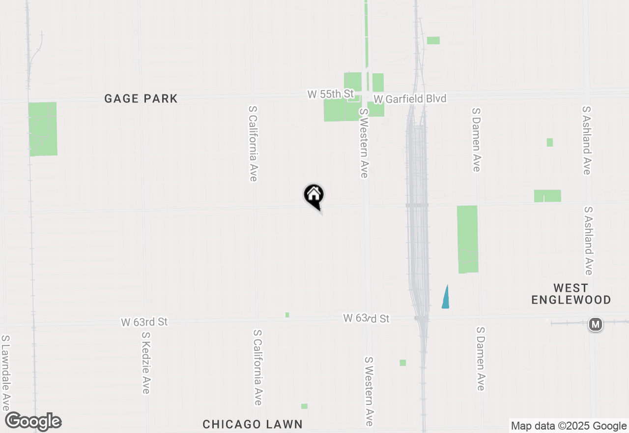 Map of 5919 S Rockwell Street, Chicago, IL 60629