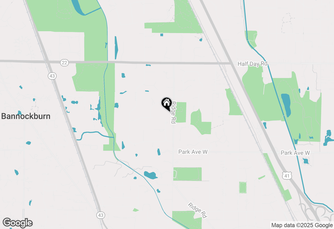 Map of 2005 Malory Lane, Highland Park, IL 60035