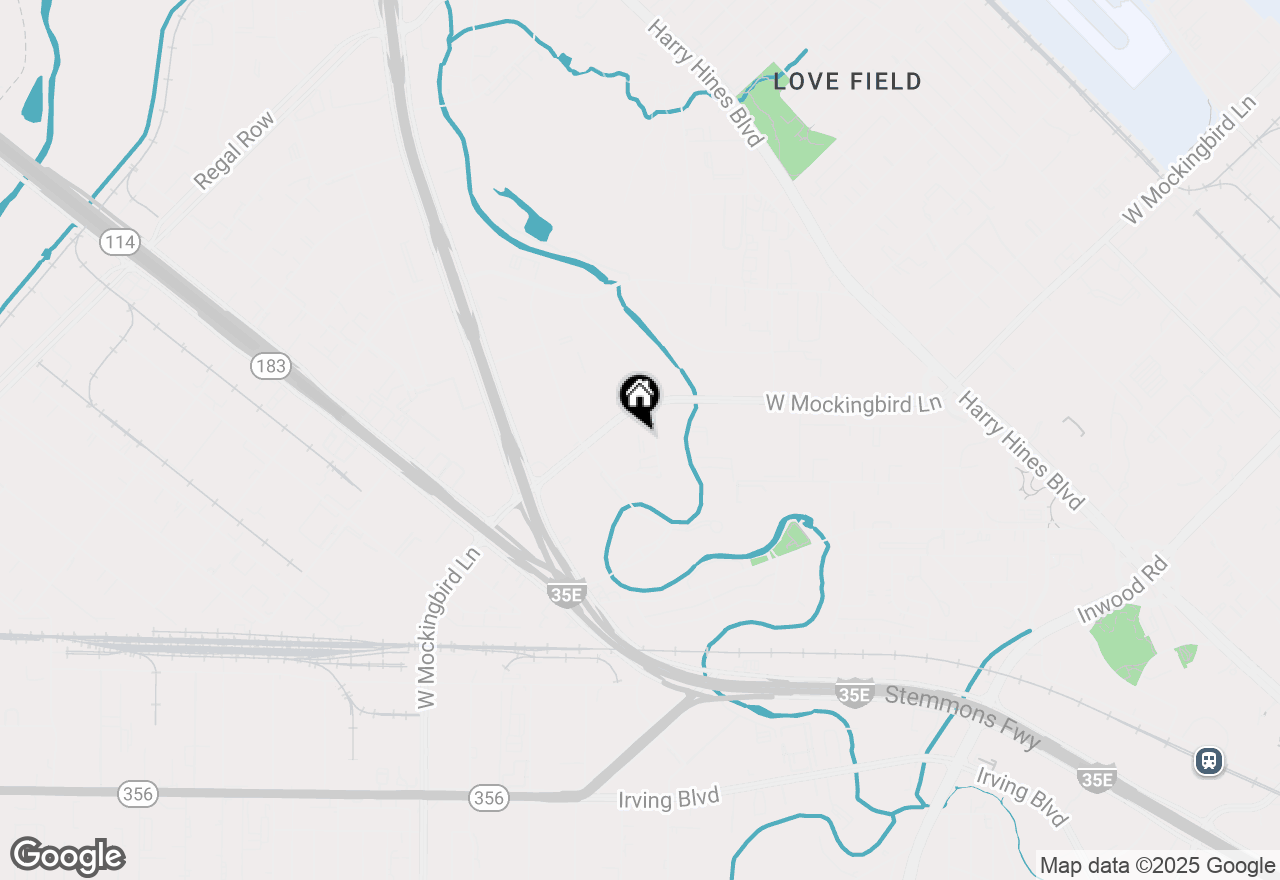 Map of 1420 W Mockingbird Lane #630, Dallas, TX 75247
