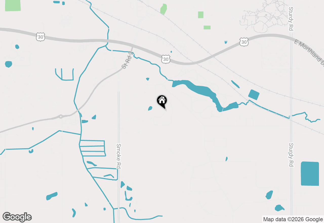 Map of 1952 Woodridge Circle, Valparaiso, IN 46383