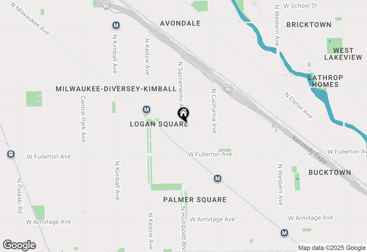 Map of 2955 W Logan Boulevard, Chicago, IL 60647