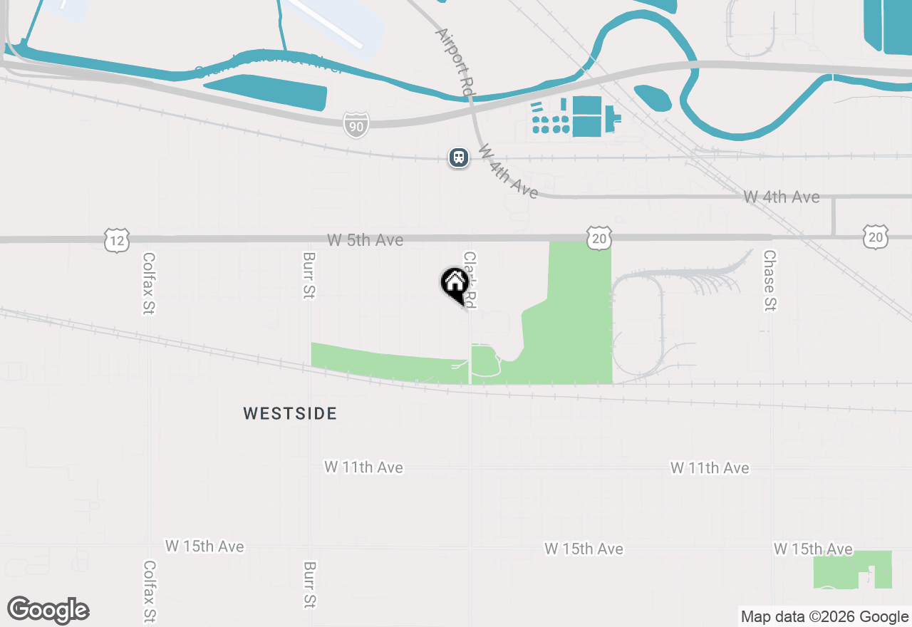 Map of 709 Porter Street, Gary, IN 46406