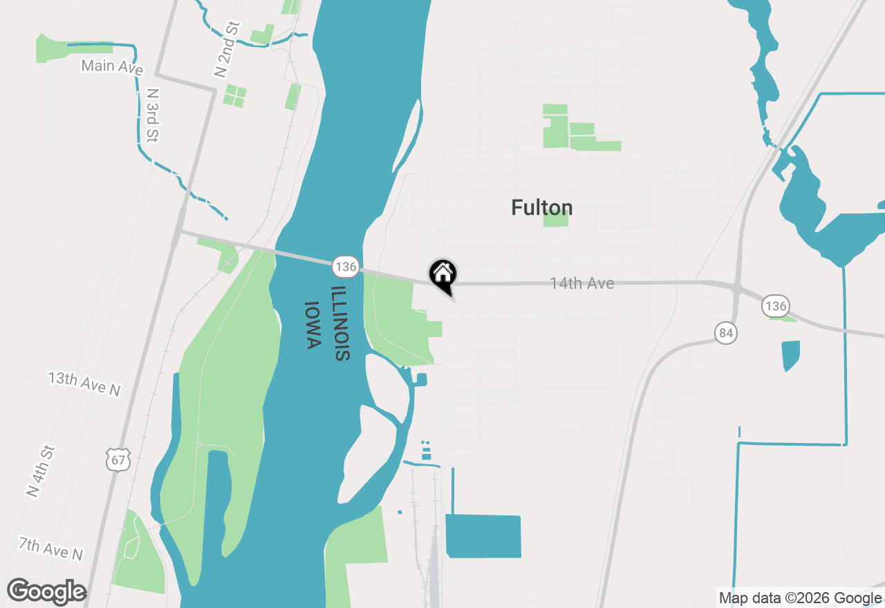 Map of 1511 4th Street, Fulton, IL 61252