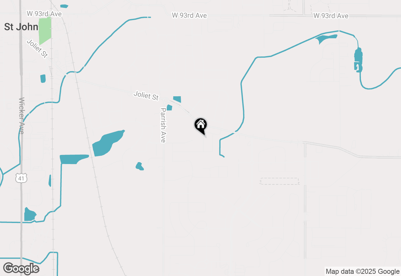 Map of 10000 White Jasmine Drive, St. John, IN 46373