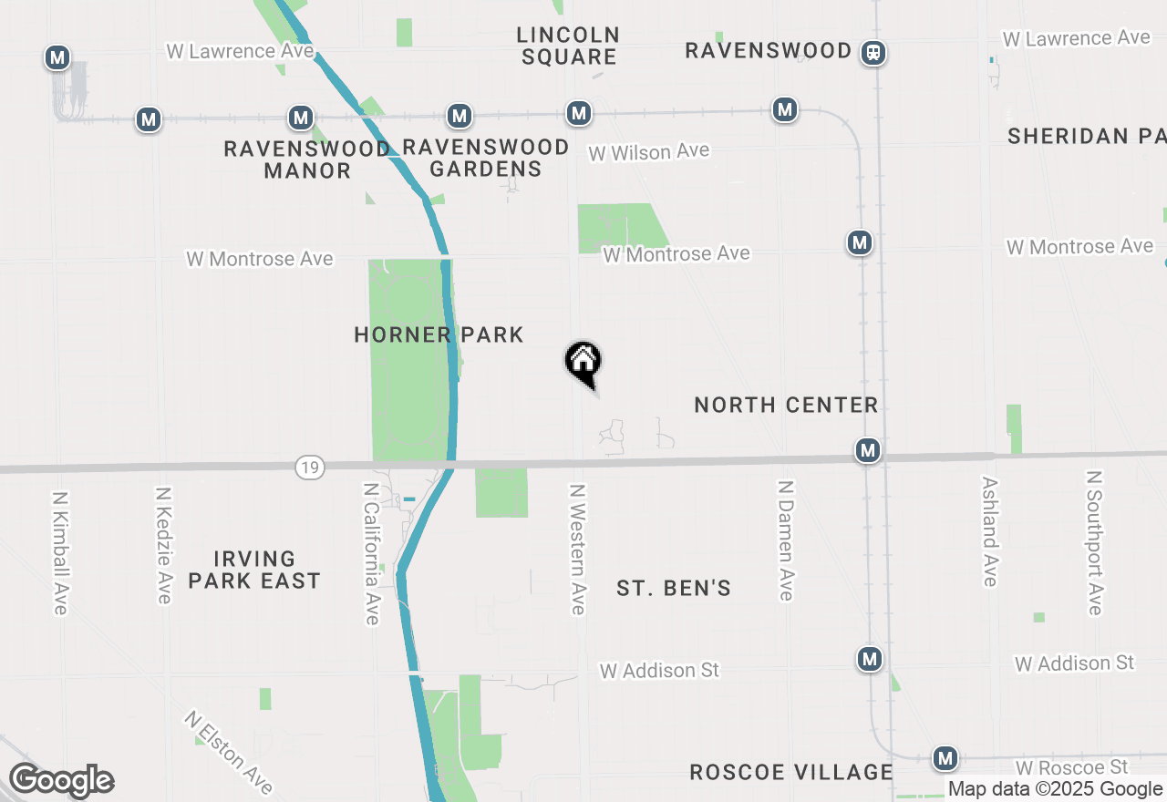 Map of 4111 N Western Avenue #2, Chicago, IL 60618