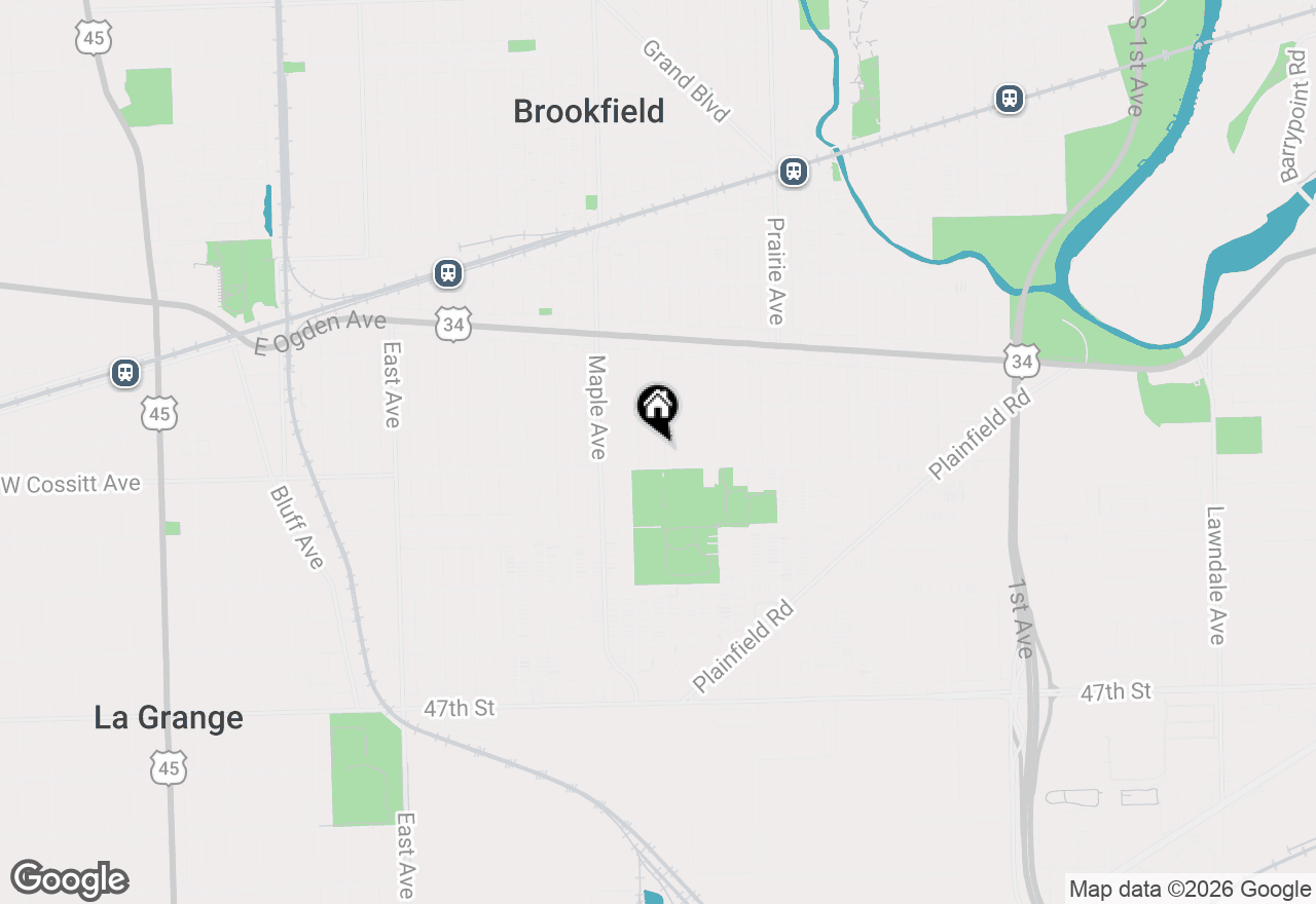 Map of 4237 Park Avenue, Brookfield, IL 60513