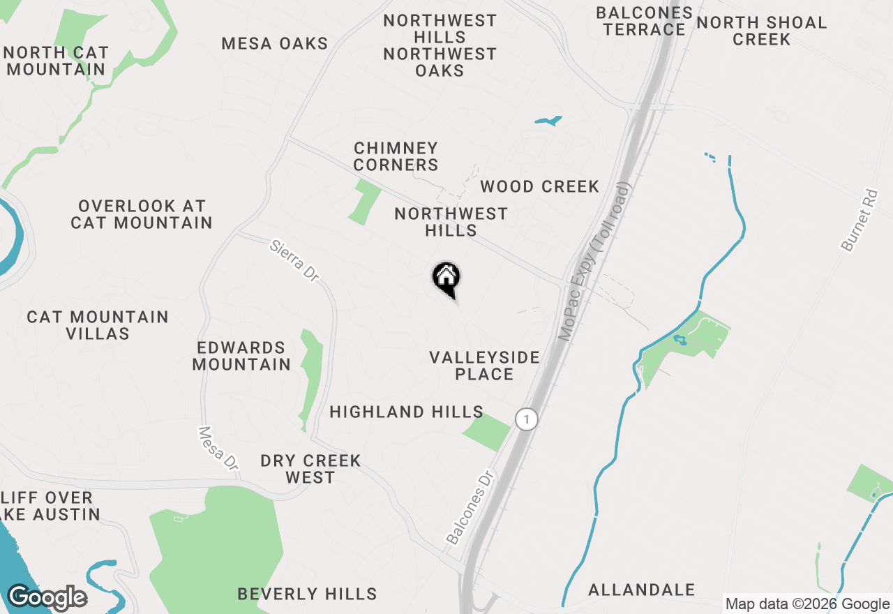 Map of 6723 Old Quarry Ln, Austin, TX 78731